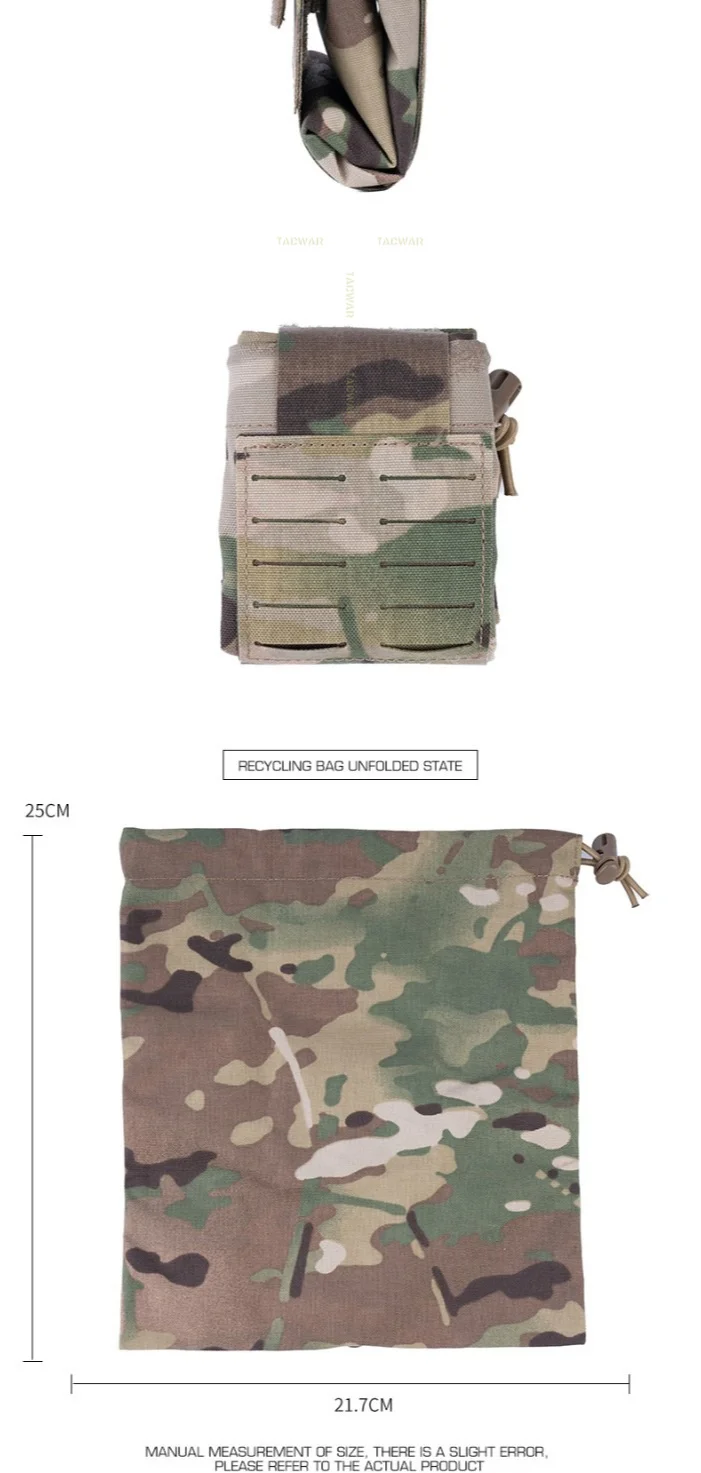 Detalle del sistema MOLLE para fijación