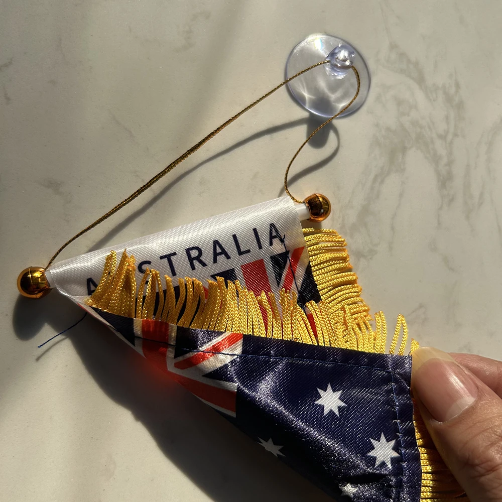 Bandera de Australia colgante para coche, doble cara - imagen 5