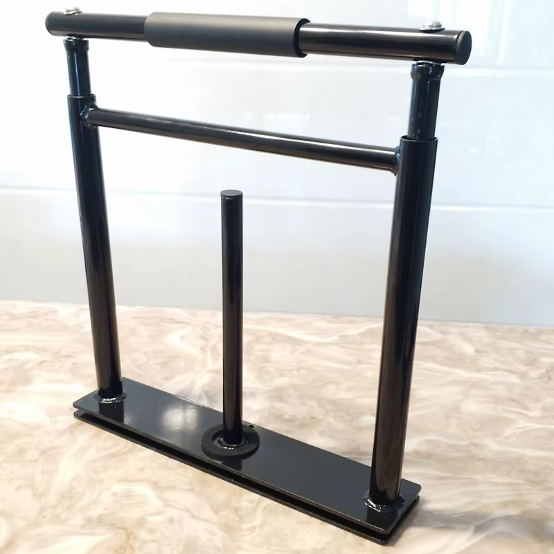 Máquina de ejercicio para antebrazos ajustable con agarre metálico