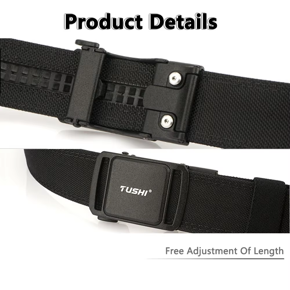 Cinturón táctico nilón hebilla automática para exterior - imagen 2