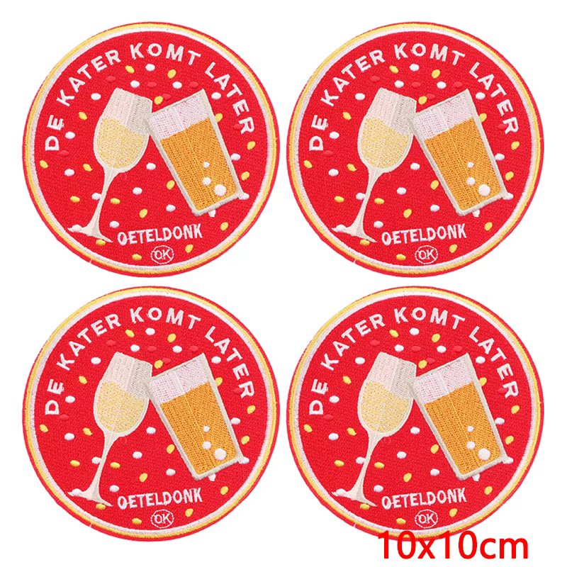Parche bordado Oeteldonk – pack de 10 units para coser o planchar - imagen 3