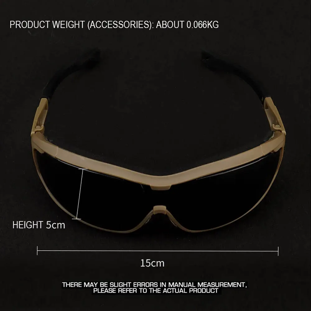 Gafas tácticas correa fija protección antiimpacto para airsoft - imagen 4