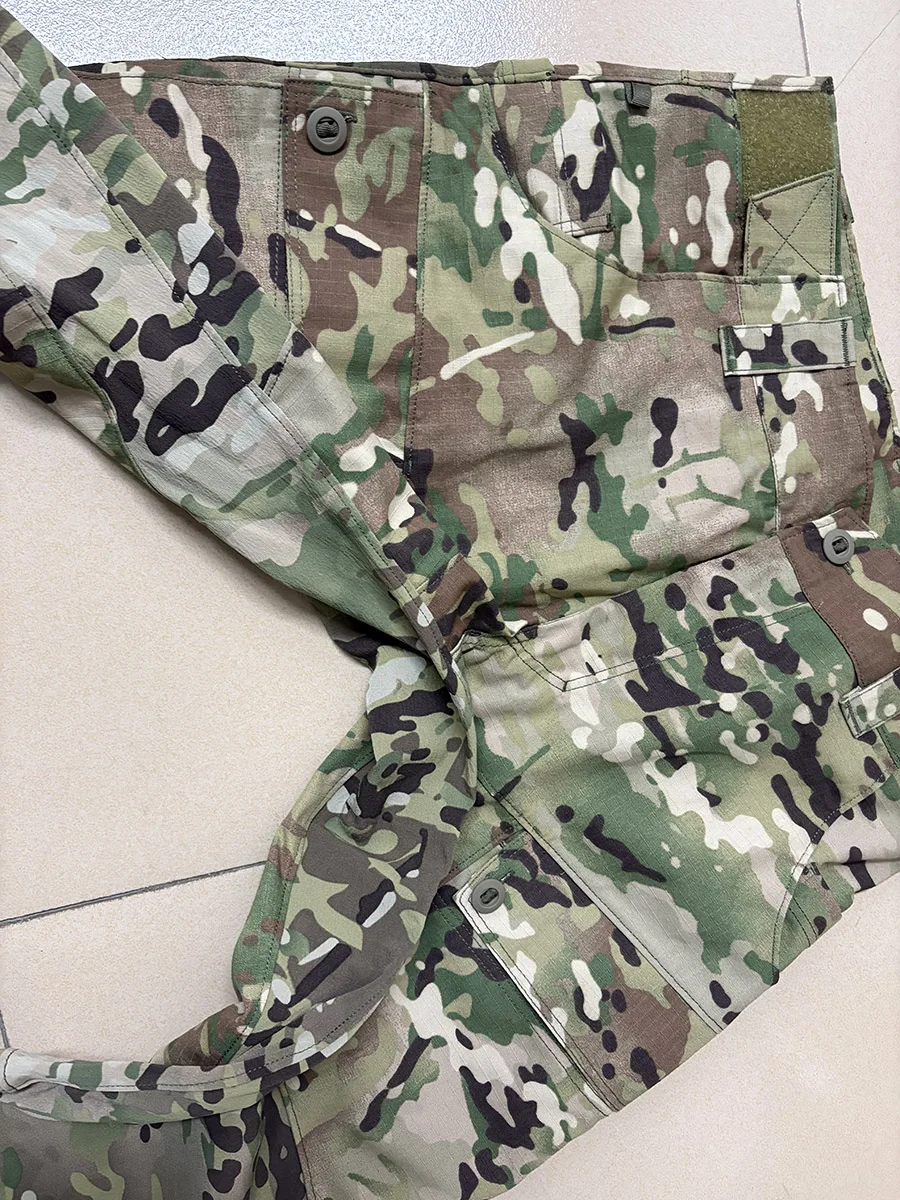Pantalón táctico Multicam verde elástico y transpirable verano - imagen 3