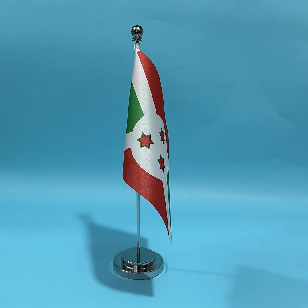 Bandera de Burundi de mesa en poliéster - imagen 4