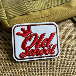 Parche Táctico Bordado Vintage con Velcro – Insignia Militar