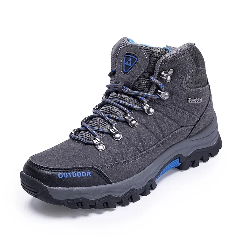 Botas moto impermeables hombre – Invierno suela gruesa y cordones