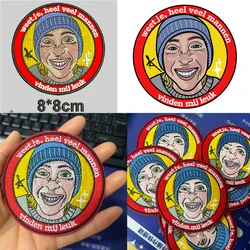 Parche bordado táctico logo personalizado velcro gancho-bucle