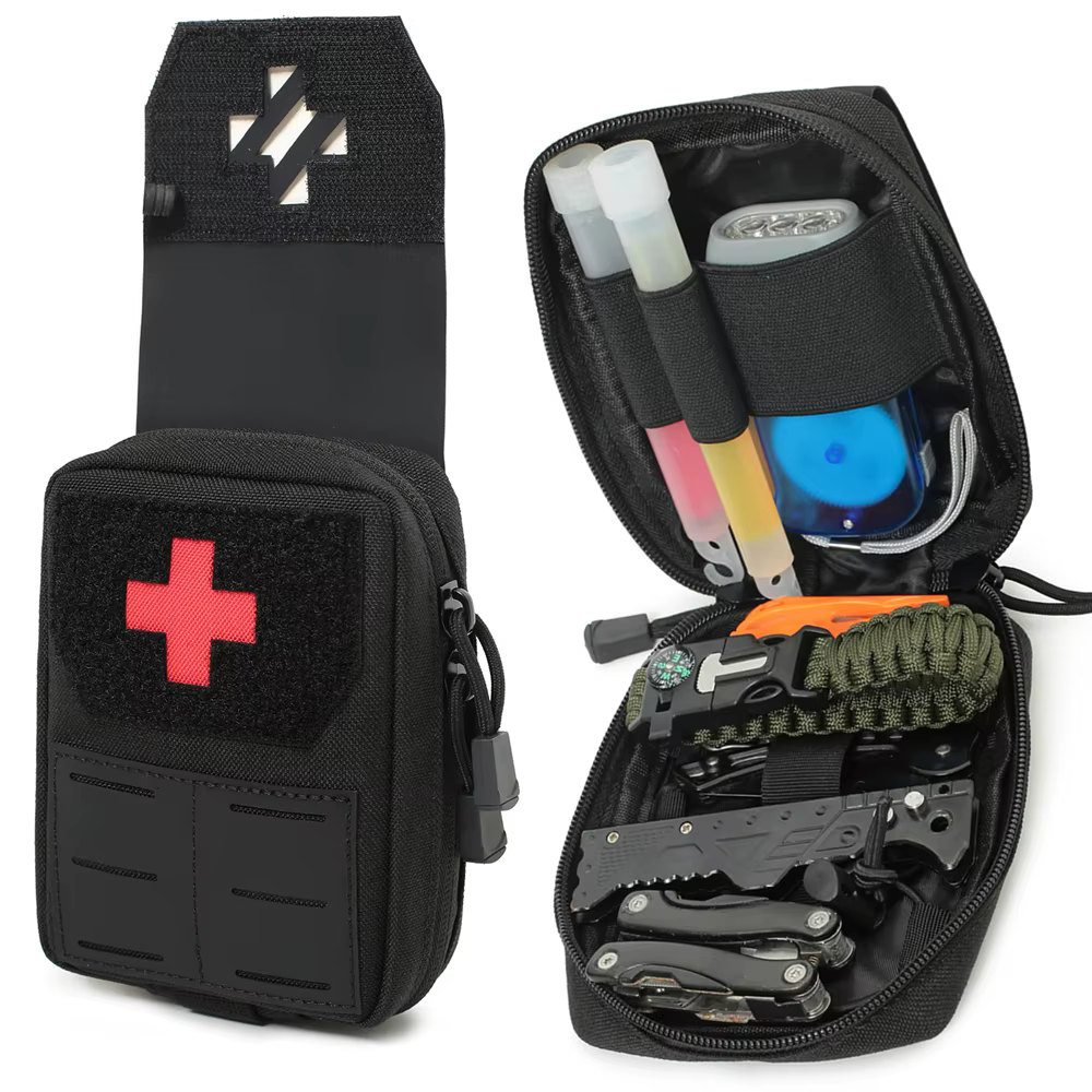 Bolsa médica táctica 1000D impermeable MOLLE EMT para exteriores