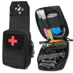 Bolsa médica táctica 1000D impermeable MOLLE EMT para exteriores