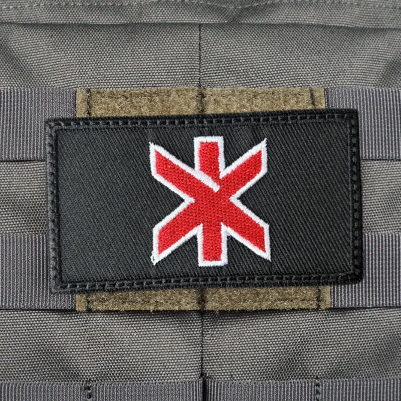 Parche bordado Punk Trauma listo para usar
