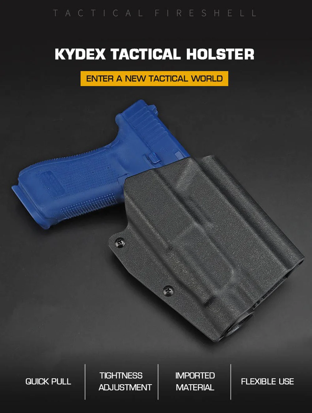 Funda táctica Kydex para pistola