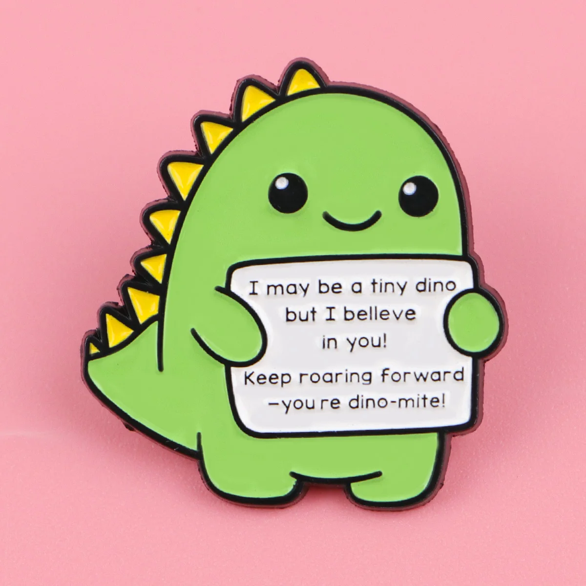 Broches esmaltados con animales motivacionales
