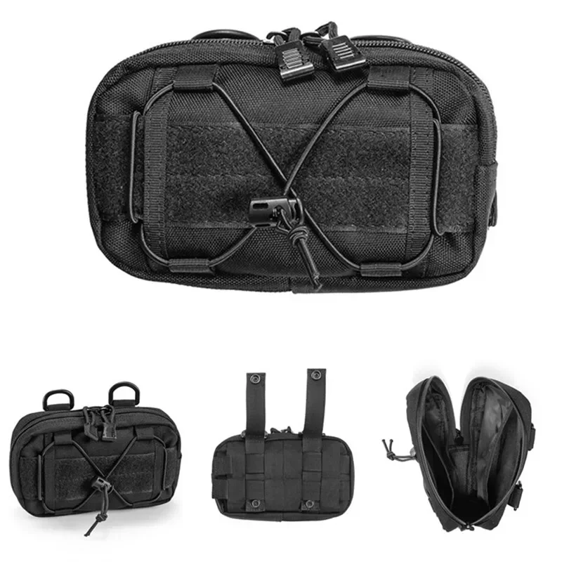 Riñonera táctica MOLLE horizontal EDC para herramientas en uso outdoor