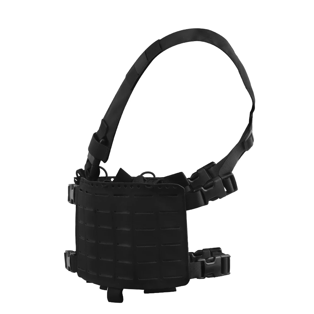 Chaleco táctico Alpha MOLLE panel doble dividido para airsoft - imagen 5