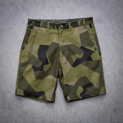 Pantalones cortos tácticos camuflaje sueco geométrico de verano