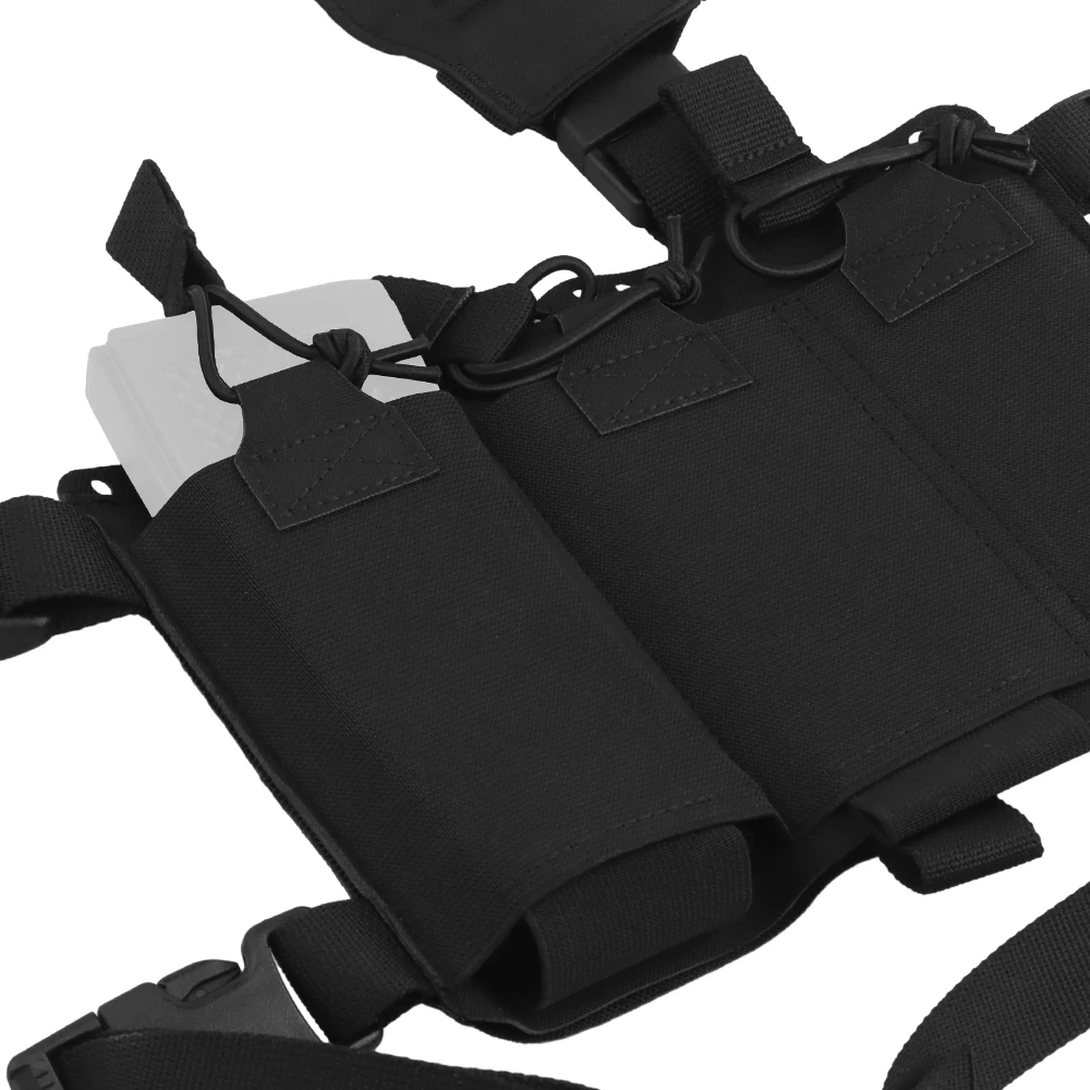 Chaleco táctico Alpha MOLLE doble cara, modular para caza y tiro - imagen 3