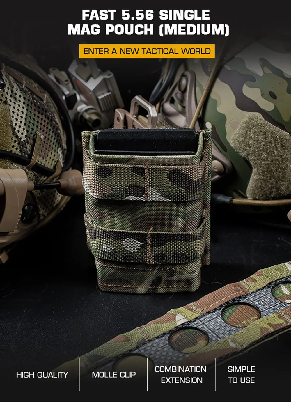 Funda rápida en posición de uso