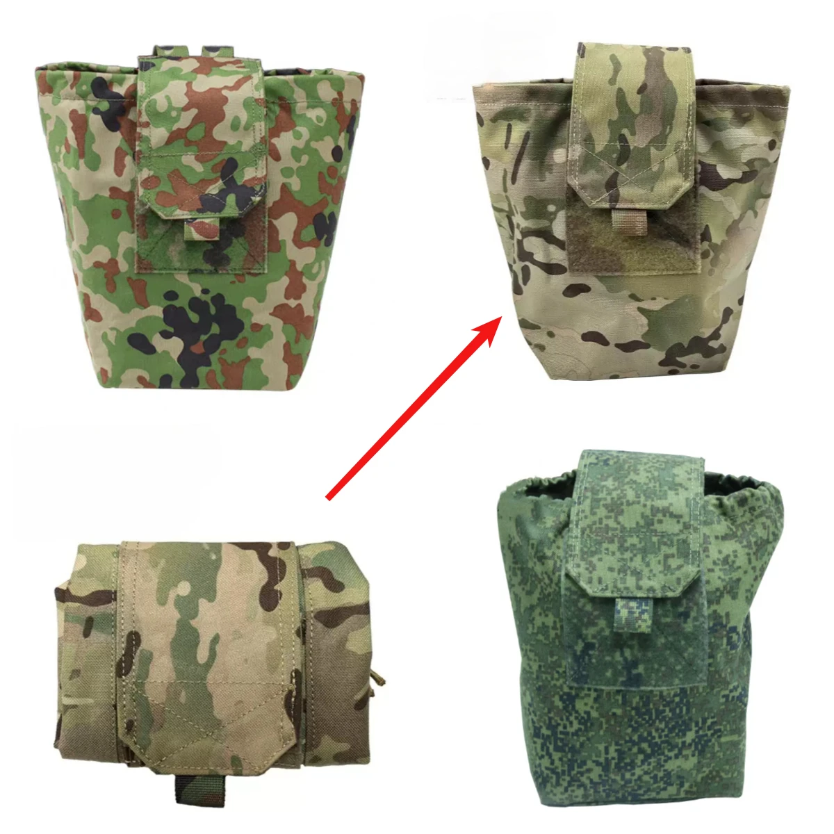 Bolsa táctica multifuncional EMR MC impermeable MOLLE plegable - imagen 4