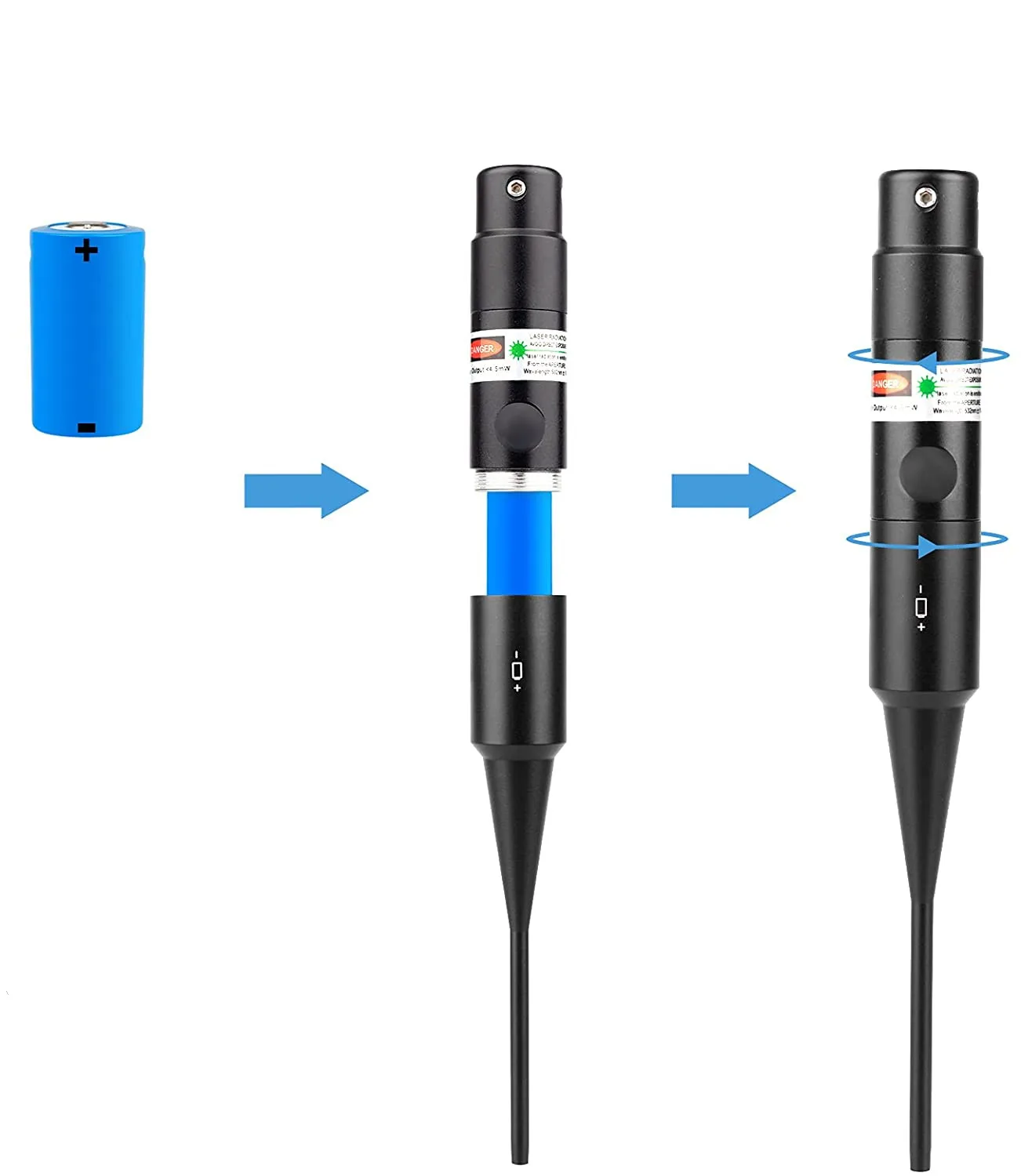 Instalación del adaptador en el cañón