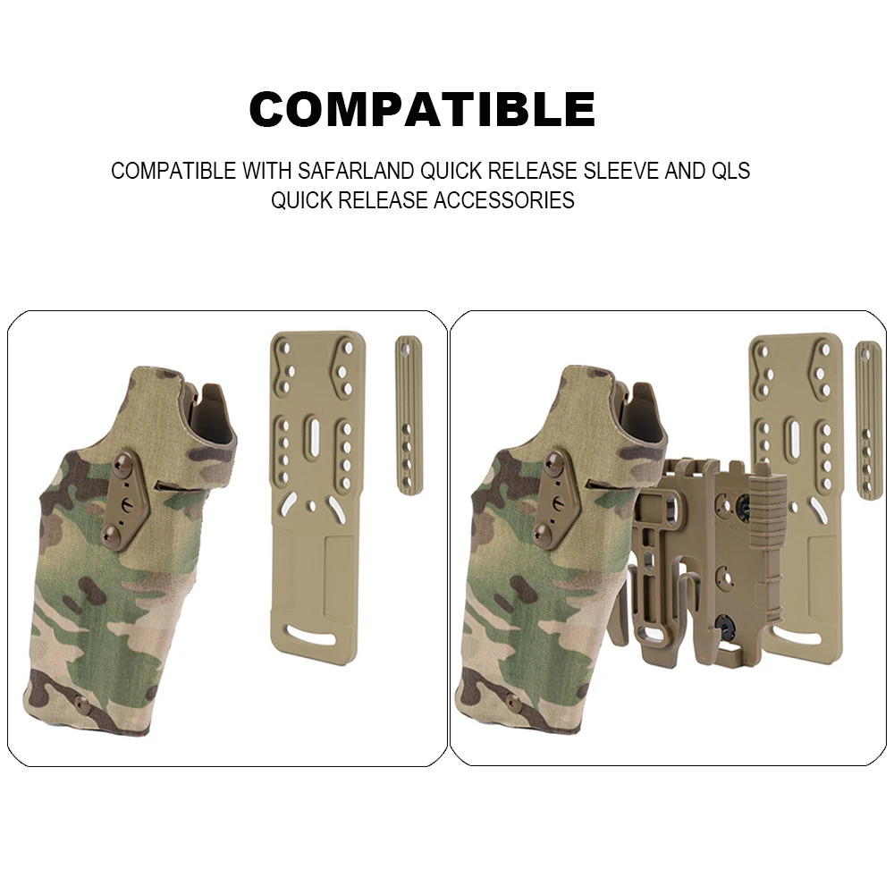 Adaptador metálico corto para funda de pistola compatible con QLS - imagen 4