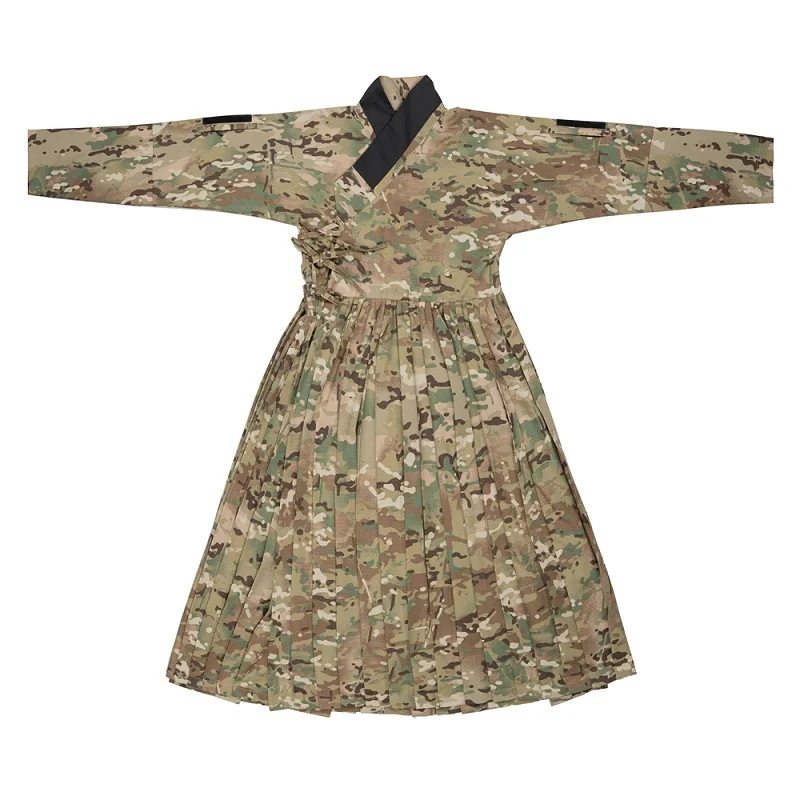 Traje camuflaje táctico pez volador negro y gris, industrial - imagen 5