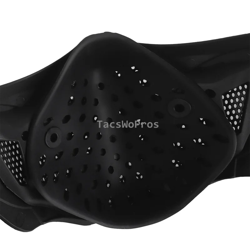 Máscara táctica de malla facial para airsoft y paintball - imagen 4