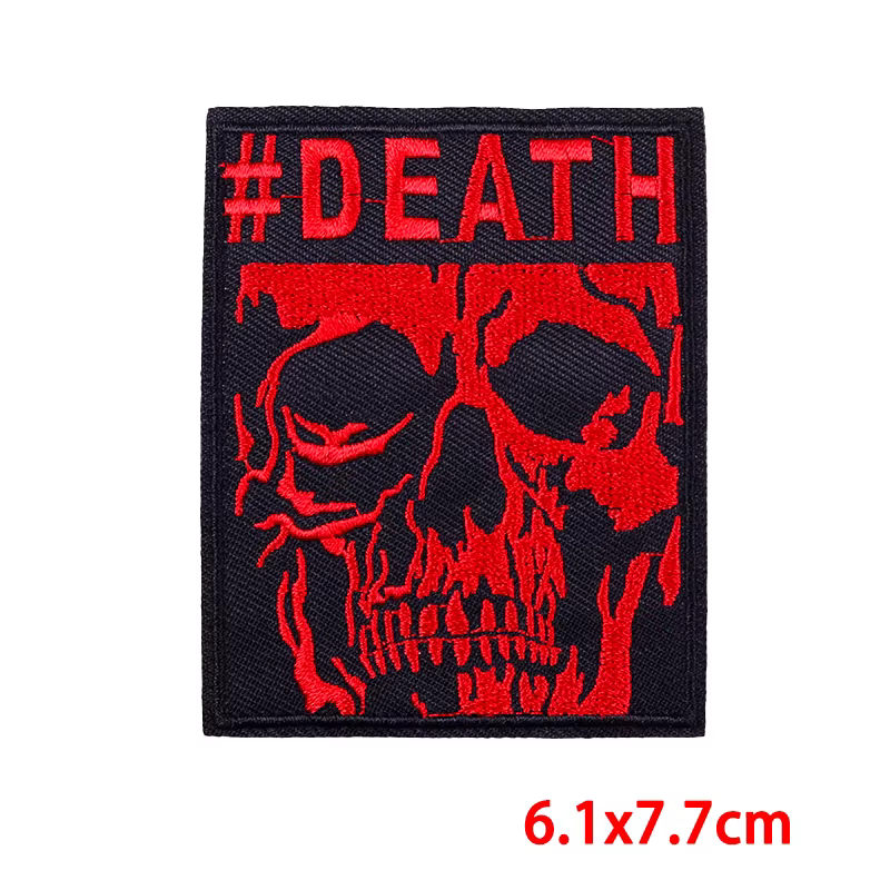 Parche bordado skull cráneo táctico – Para coser o planchar - imagen 5
