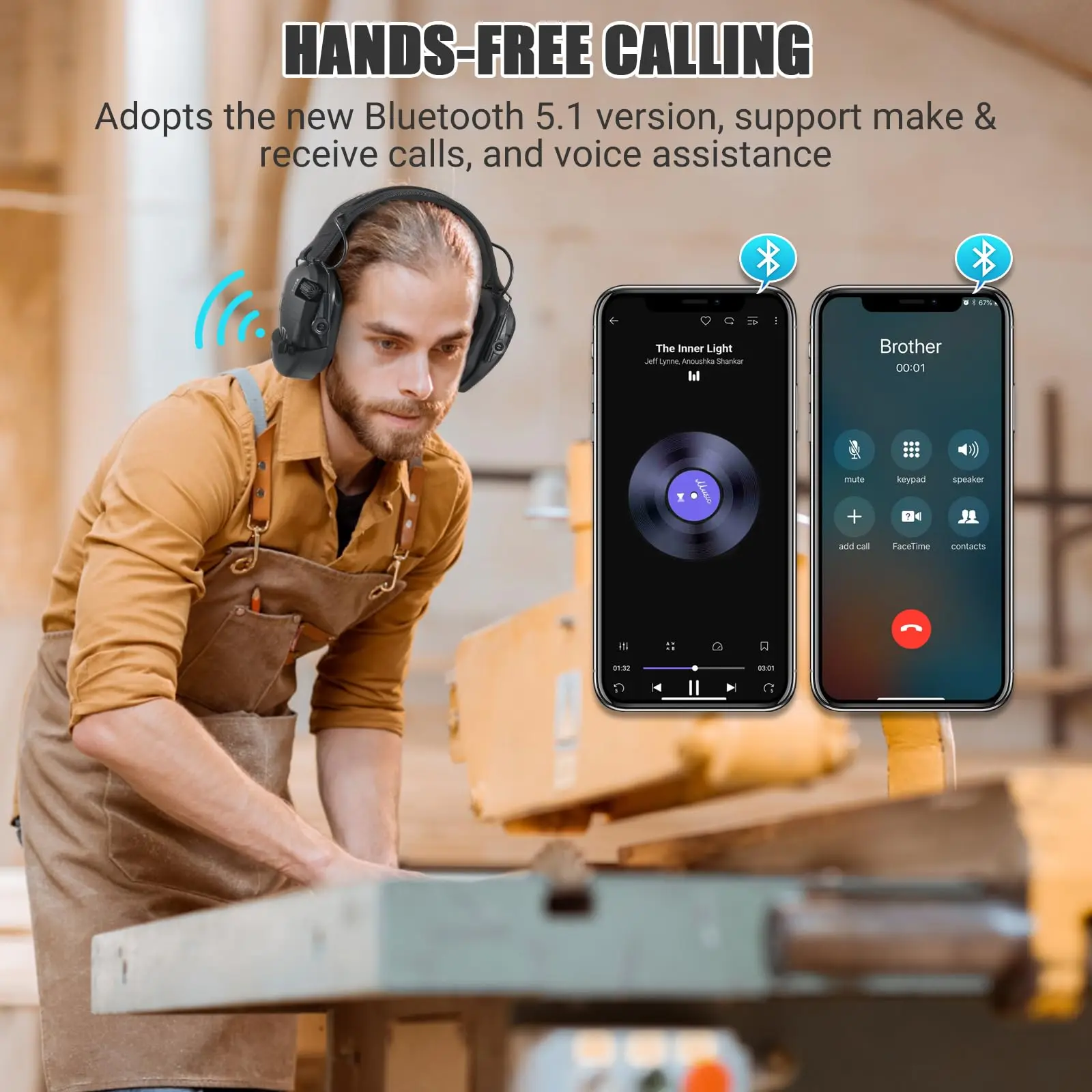 Adaptador Bluetooth W1 para orejeras de tiro inalámbricas W - imagen 5