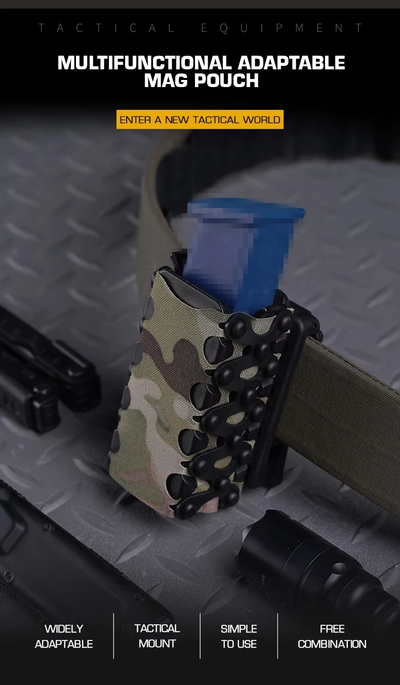 Bolsa magnética táctica YTYIN montada en chaleco