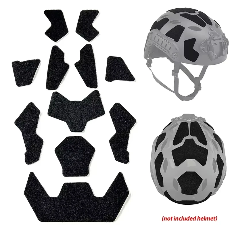 Gestores cables Velcro acolchados para casco táctico rápido MOLLE - imagen 2