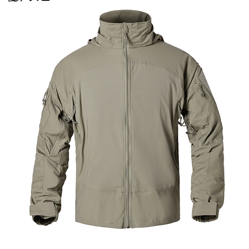 PCU L5 chaqueta táctica estilo SEAL abrigo concha suave nylon - imagen 4