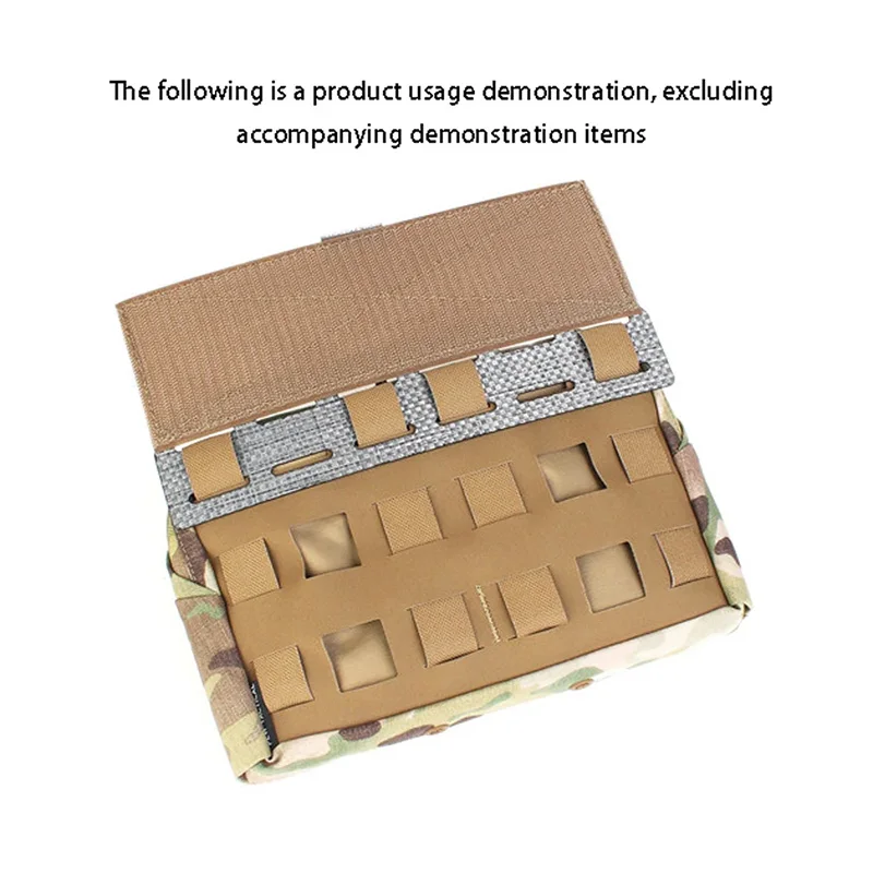 Chaleco táctico para exteriores con sistema MOLLE y panel adaptador - imagen 3