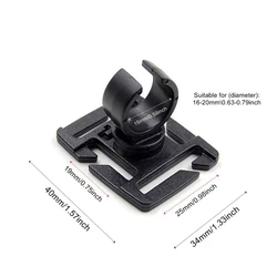 Alonefire Linterna táctica mini con zoom y clip para mochila