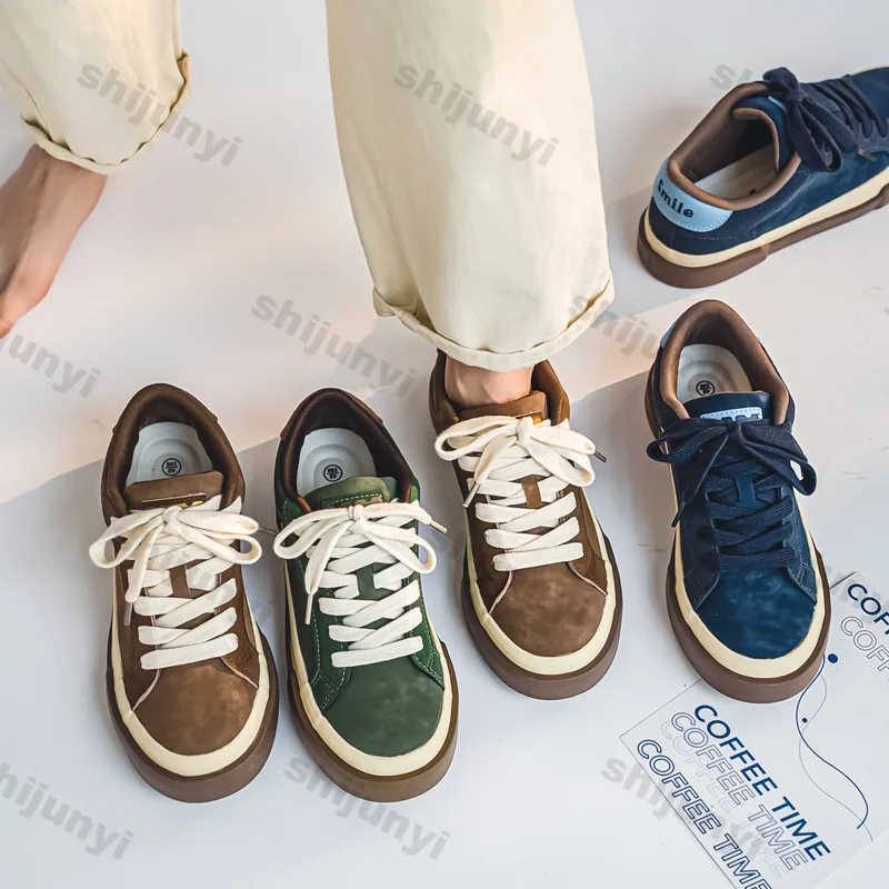 Zapatillas lona hombre suelas blandas – Calzado urbano táctico casual - imagen 3