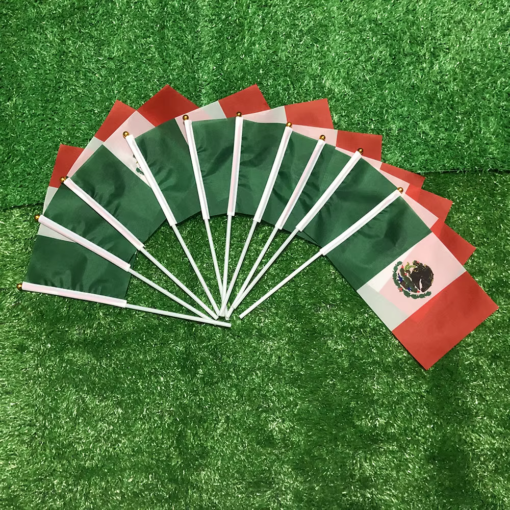 Bandera de México poliéster doble cara gran tamaño