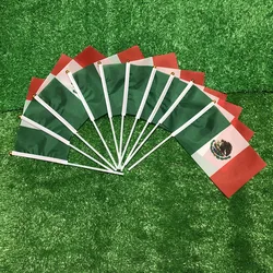Bandera de México poliéster doble cara gran tamaño