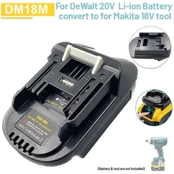 Adaptador DM18M batería Dewalt 20V a Makita 18V