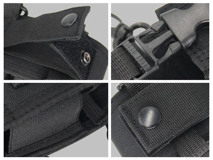 Funda radio MOLLE para walkie, con cinturón táctico de servicio - imagen 4