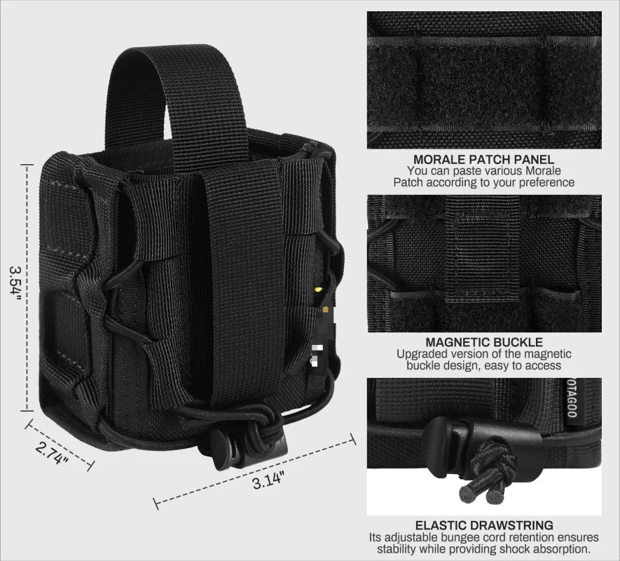 Bolsa para herramientas EDC y accesorios de cinturón