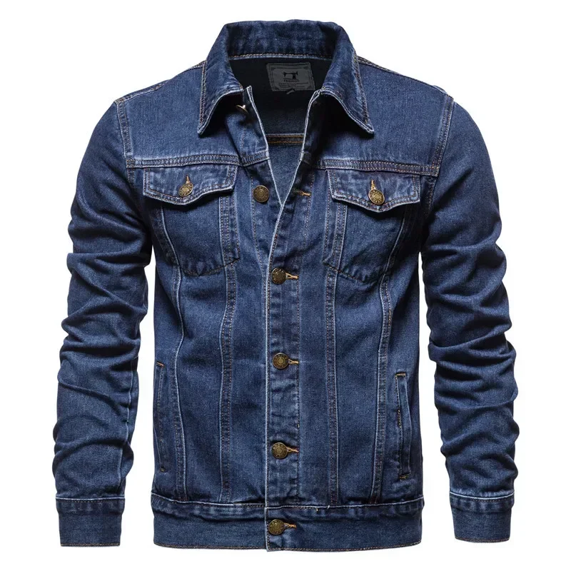 Chaqueta vaquera de algodón elástico para moto hombre - imagen 5