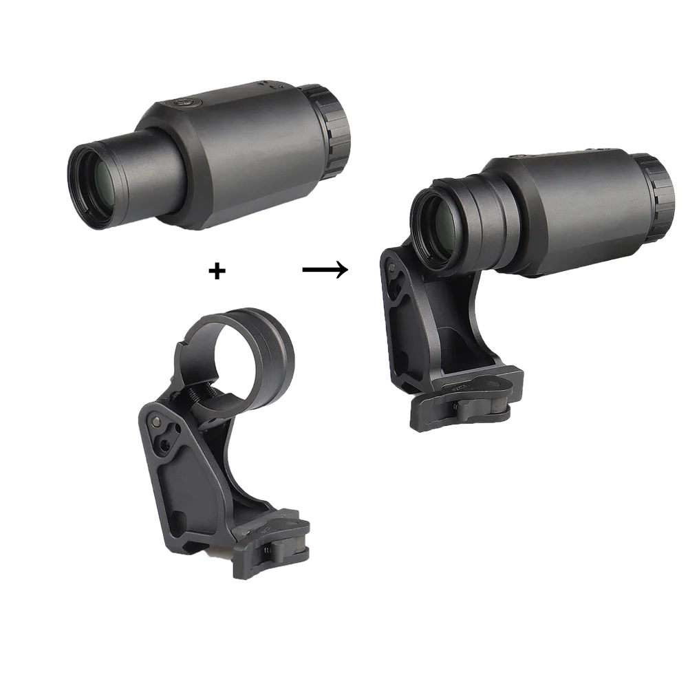 Mira telescópica para rifle caza con monocular y montaje elevador - imagen 2