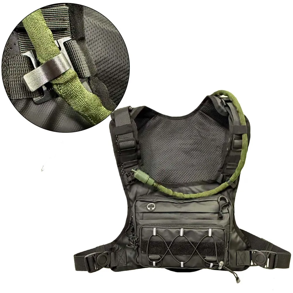 Bolsa de pecho táctica con hidratación para ciclismo todoterreno - imagen 4