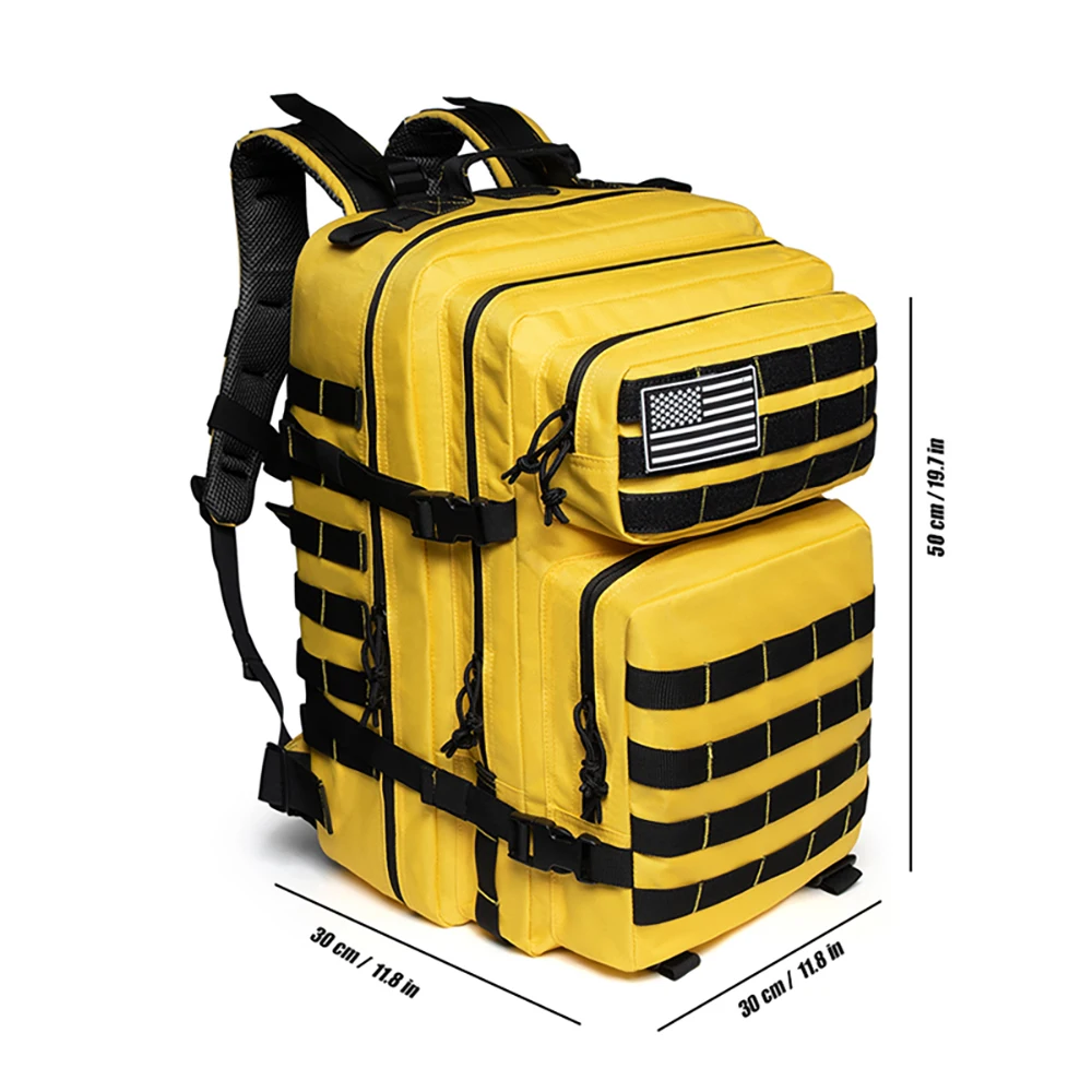 Mochila táctica militar 45L MOLLE ripstopsenderismo supervivencia exterior - imagen 5