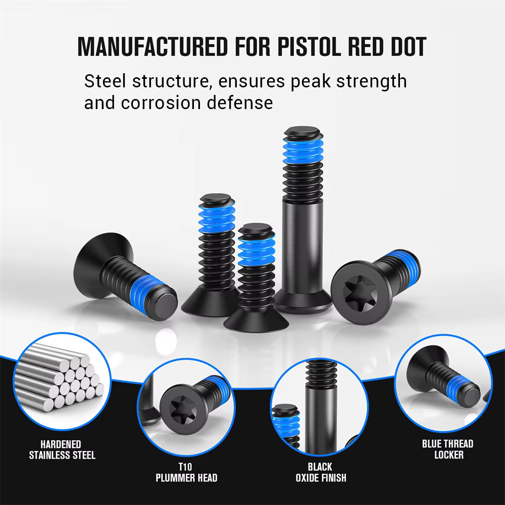 Tornillos de acero inoxidable para montaje de mira réflex en Picatinny - imagen 3