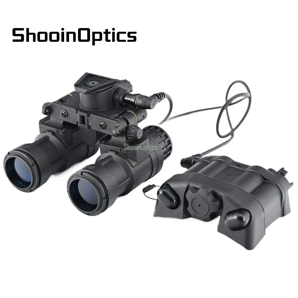 Gafas visión nocturna no operativas estilo PVS-31 para coleccionar militar