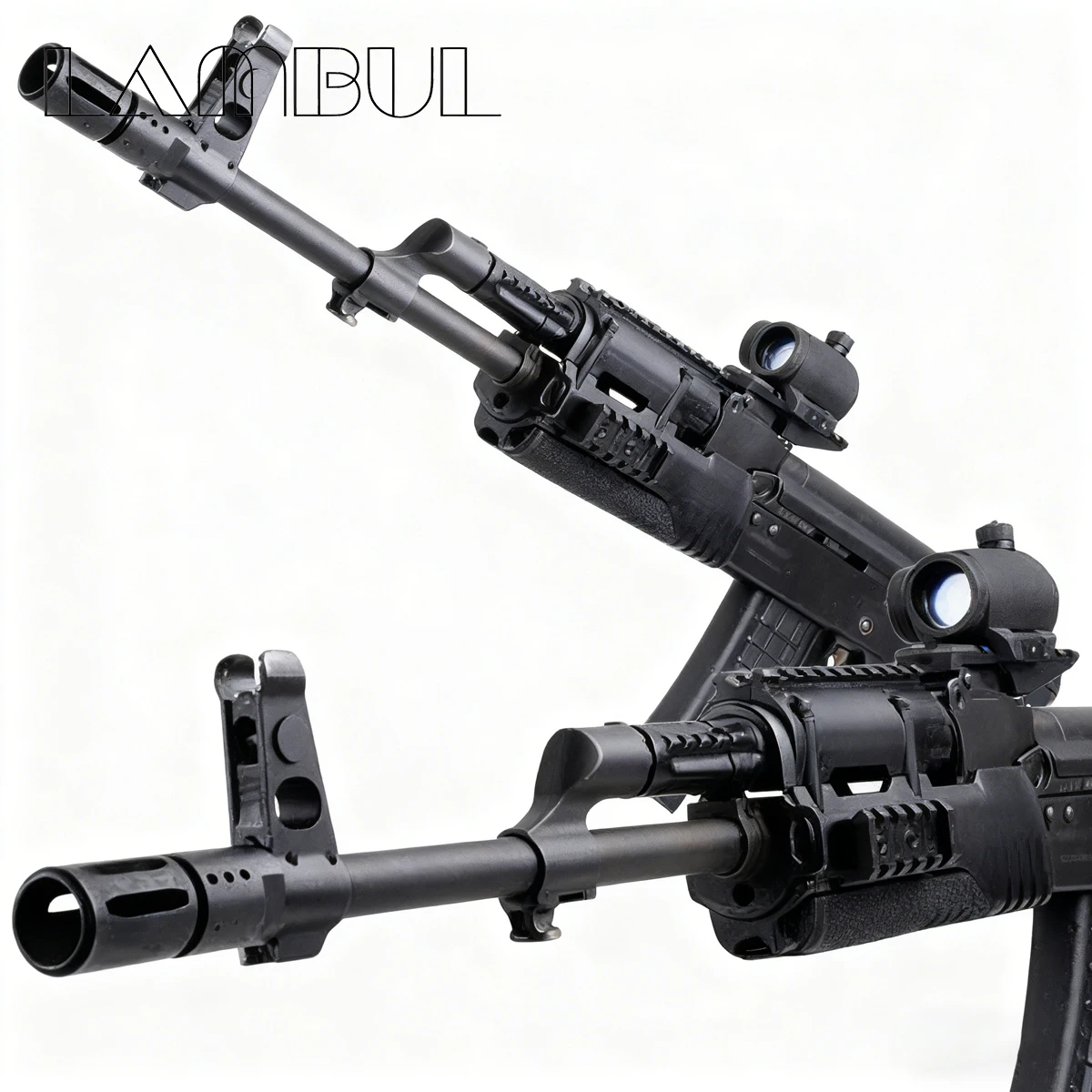 Montaje en rifle AK con riel de 20 mm
