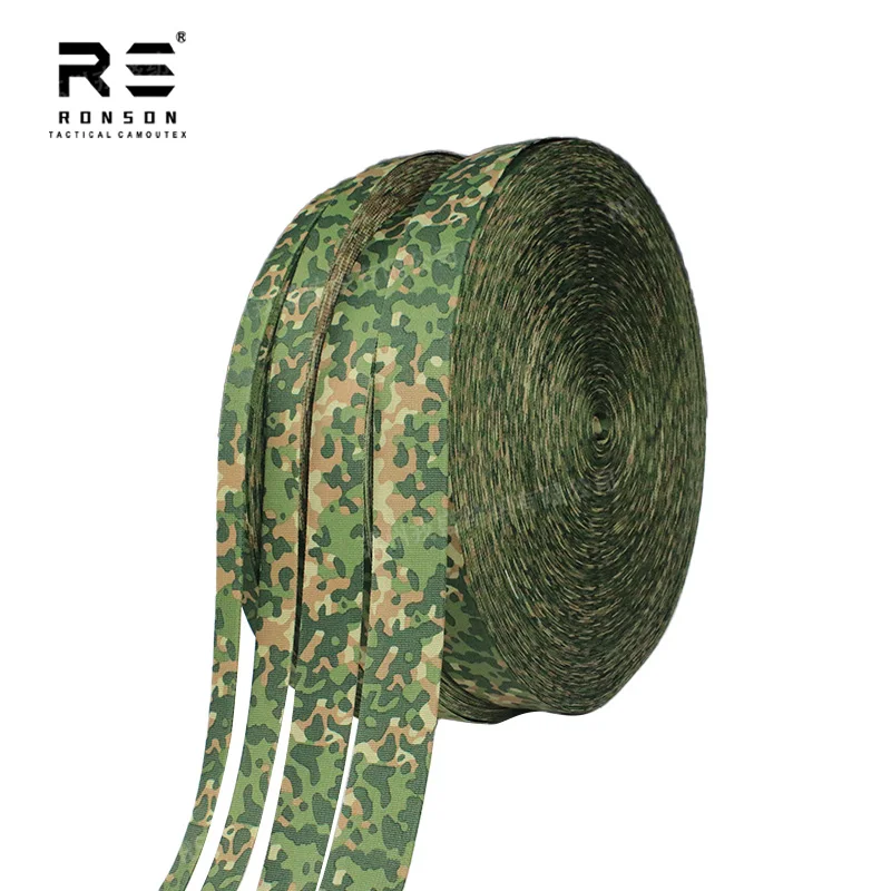 NFP Correa táctica de nailon camuflaje bosque multitono exterior