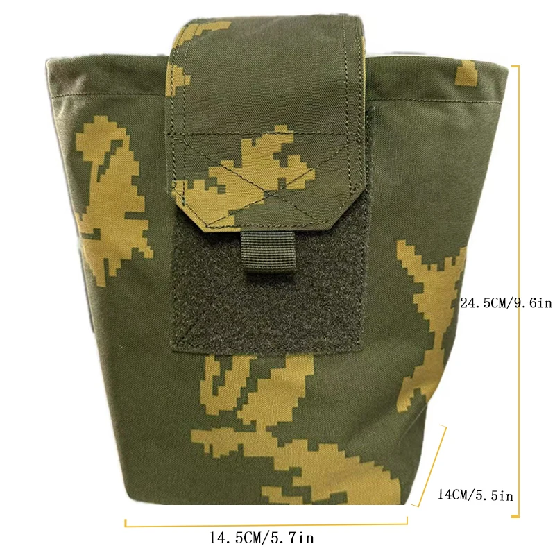 Bolsa MOLLE táctica para revistas, caza y almacenamiento camuflado