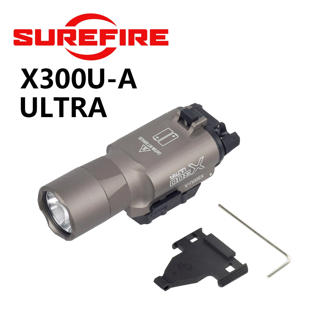 SureFire X300U-A linterna tactica 20mm para pistola Airsoft Scout - imagen 5