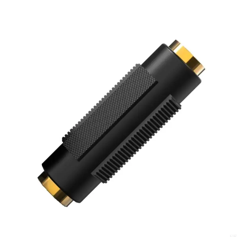 Adaptador jack 3,5 mm hembra-hembra vista frontal
